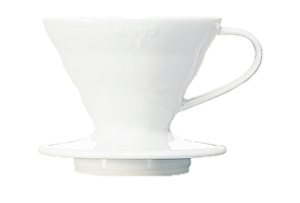 produit torrefaction papillons - Dripper V60 - 4 tasses Blanc