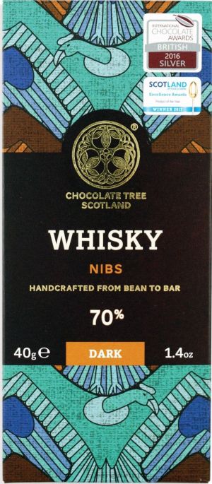 produit torrefaction papillons - WHISKY NIBS 70% 